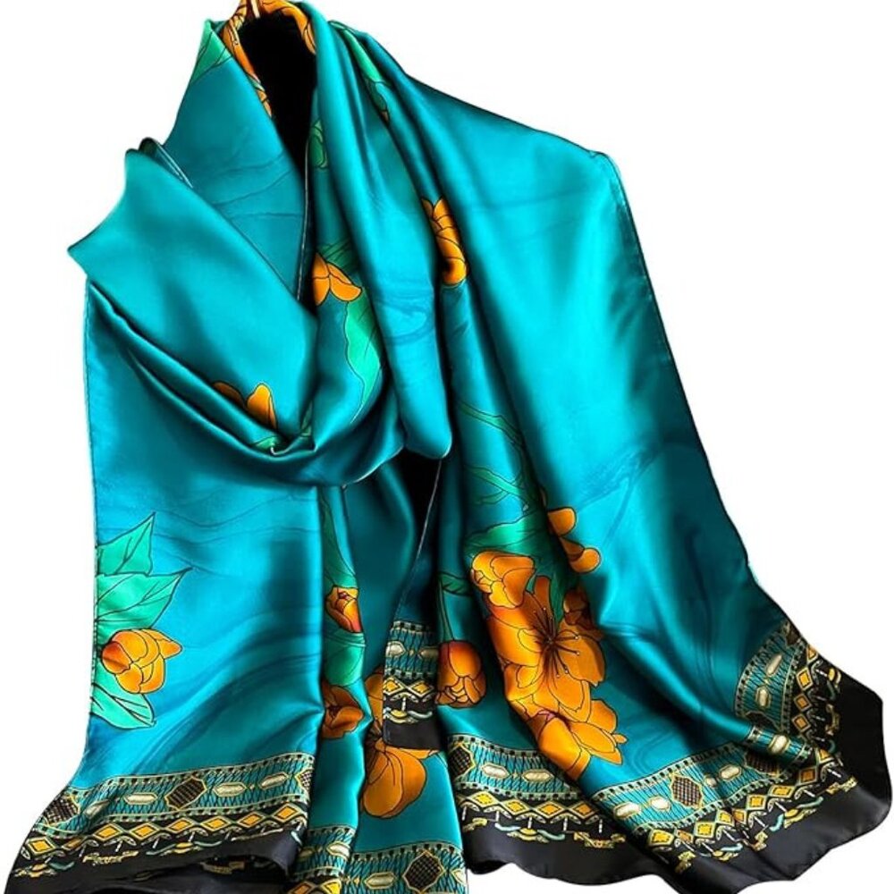 Gorgeous 100% mulberry silk scarf